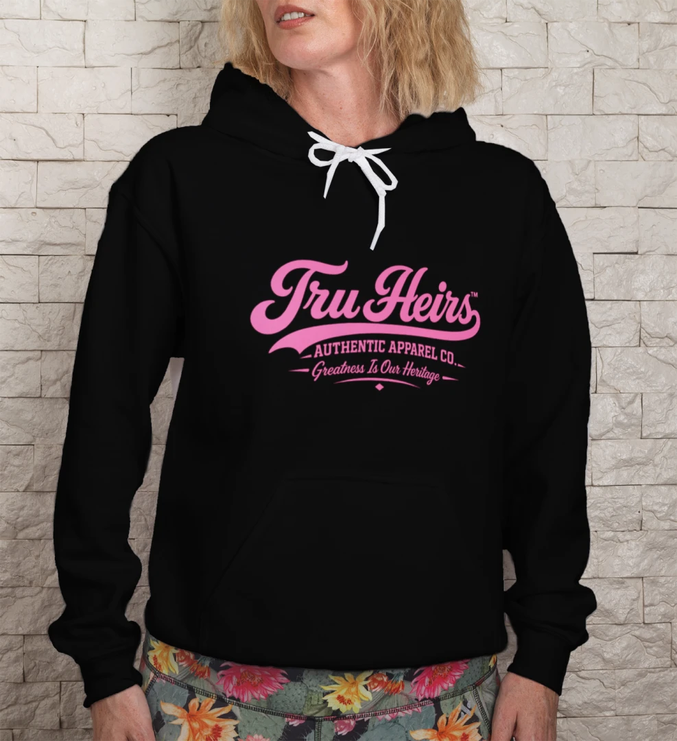 Tru Heirs Heritage Unisex Hoodie (pink)