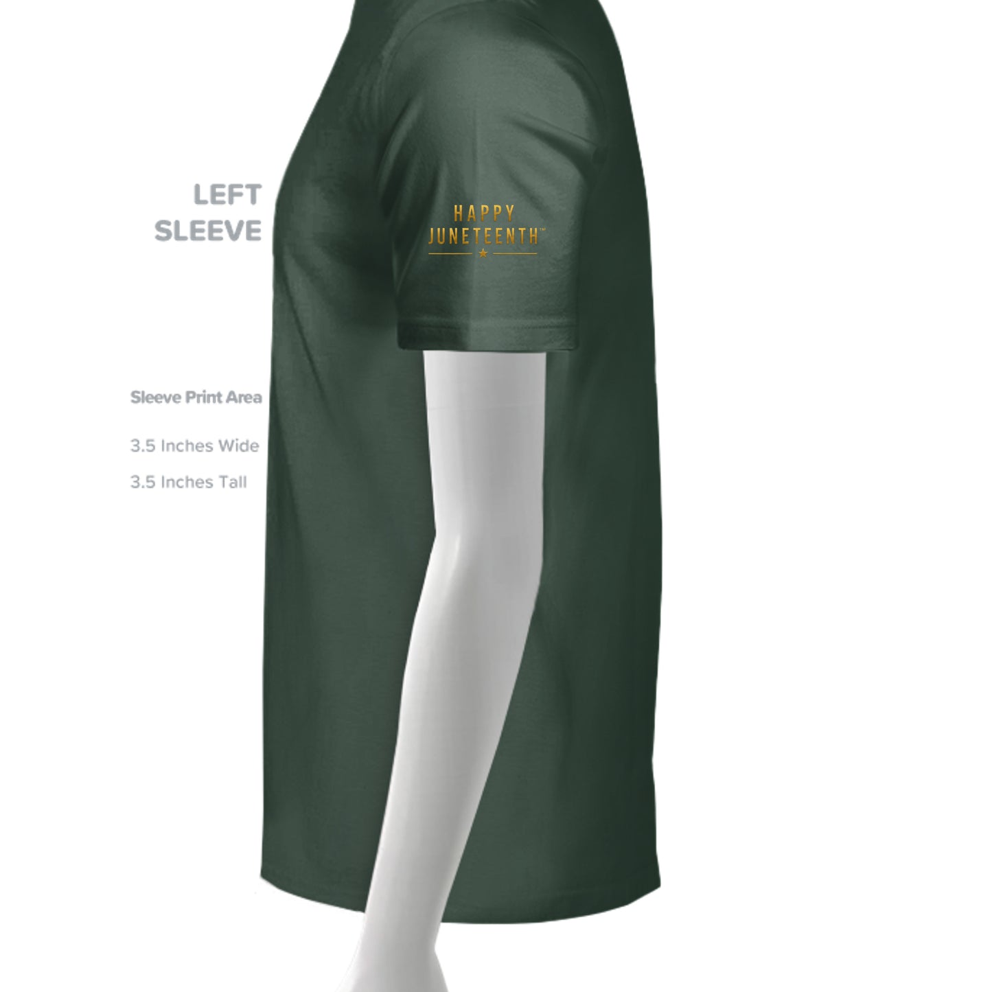 Solid Forest Triblend - 3413C - SLEEVE_LEFT