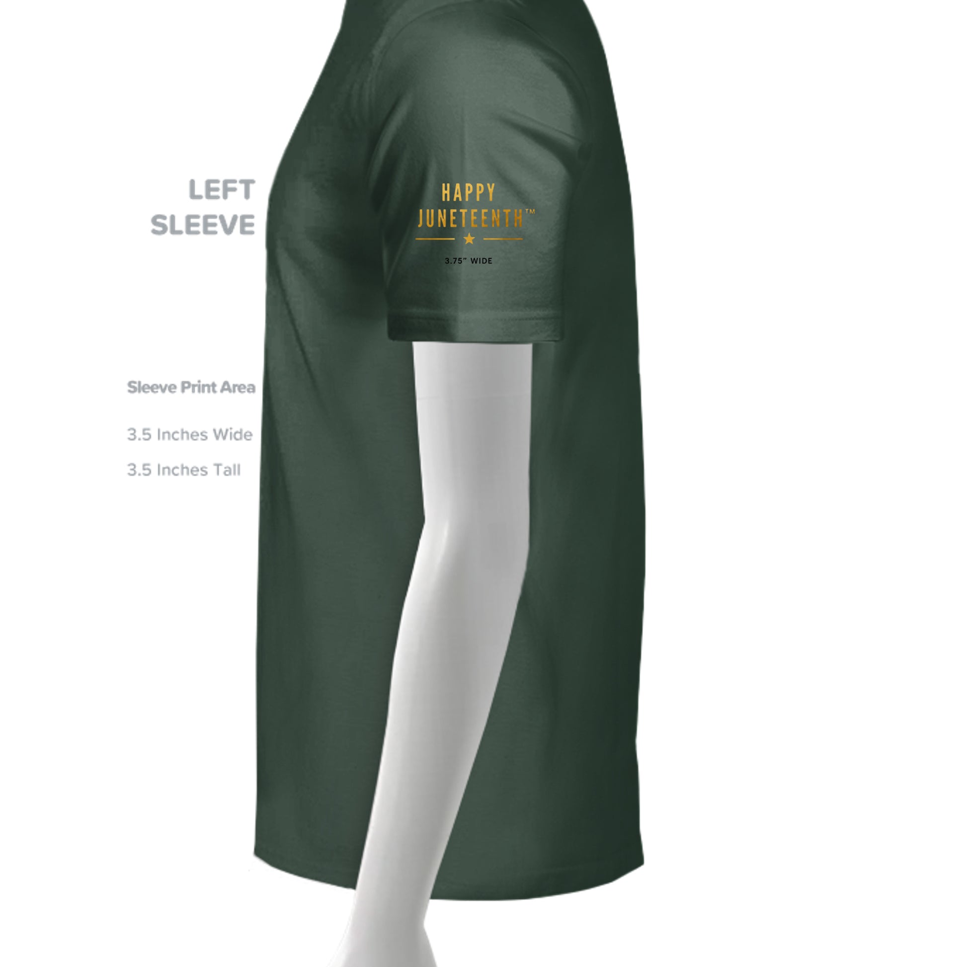 Solid Forest Triblend - 3413C - SLEEVE_LEFT
