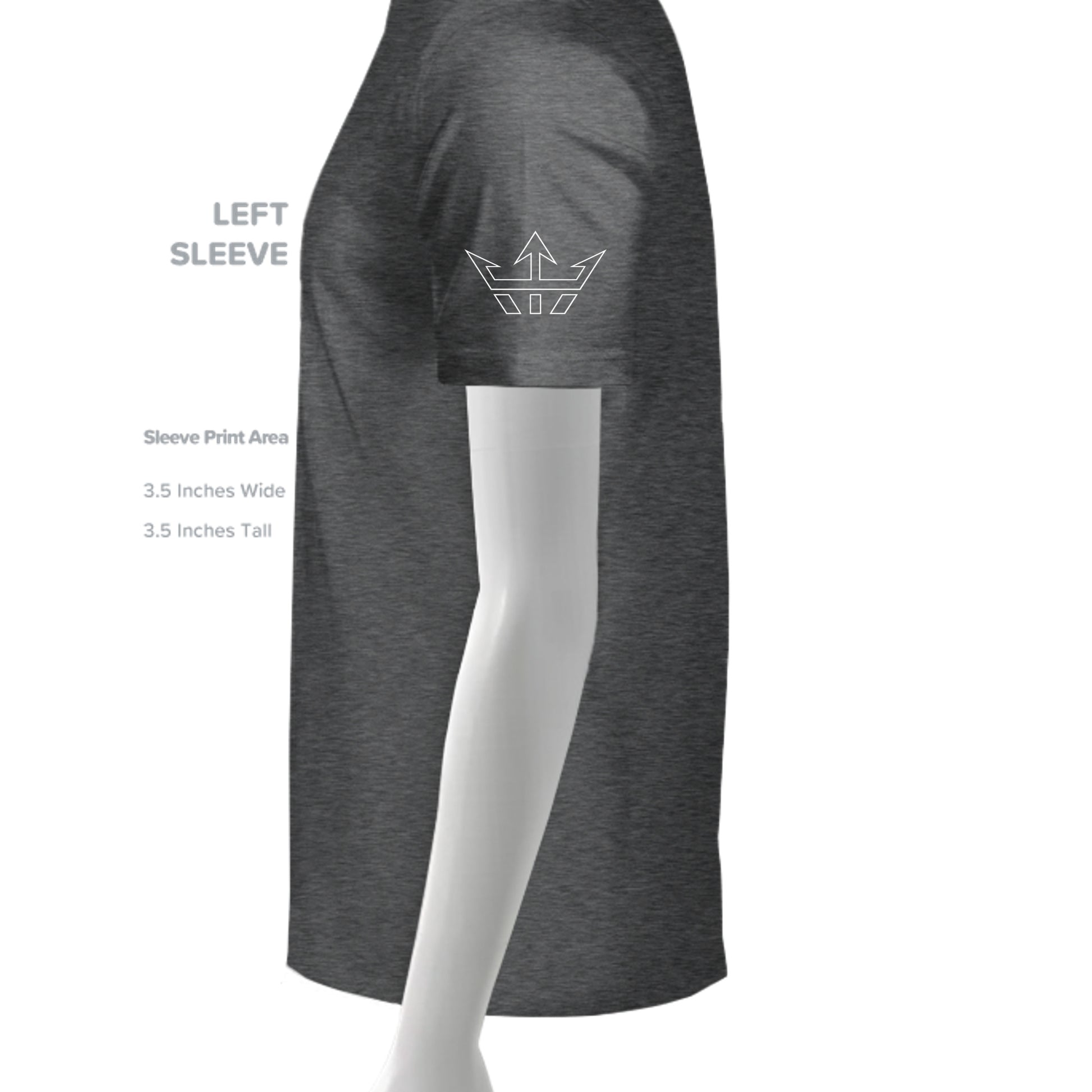 DRK GREY HEATHER - 6004 - SLEEVE_LEFT