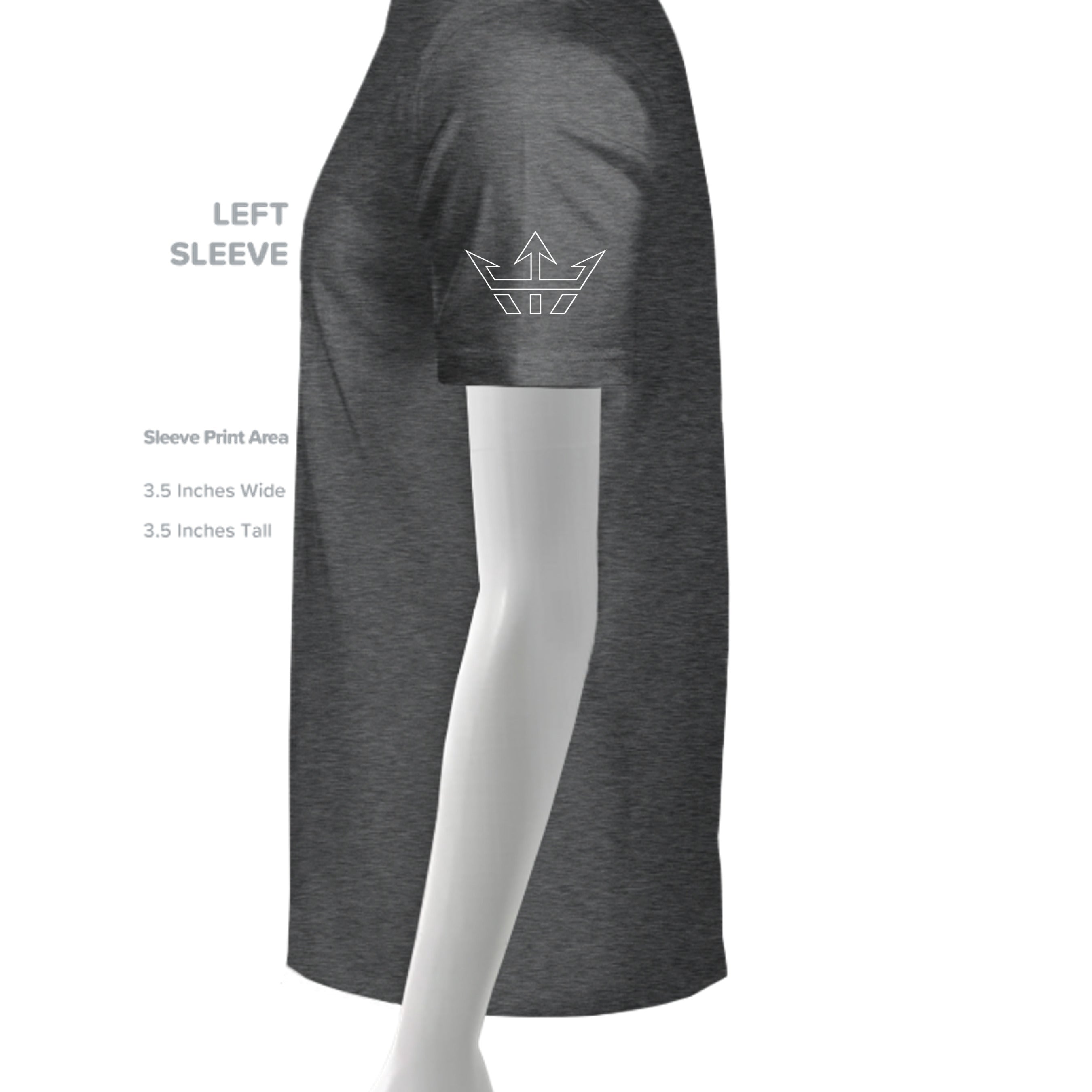 DRK GREY HEATHER - 6004 - SLEEVE_LEFT