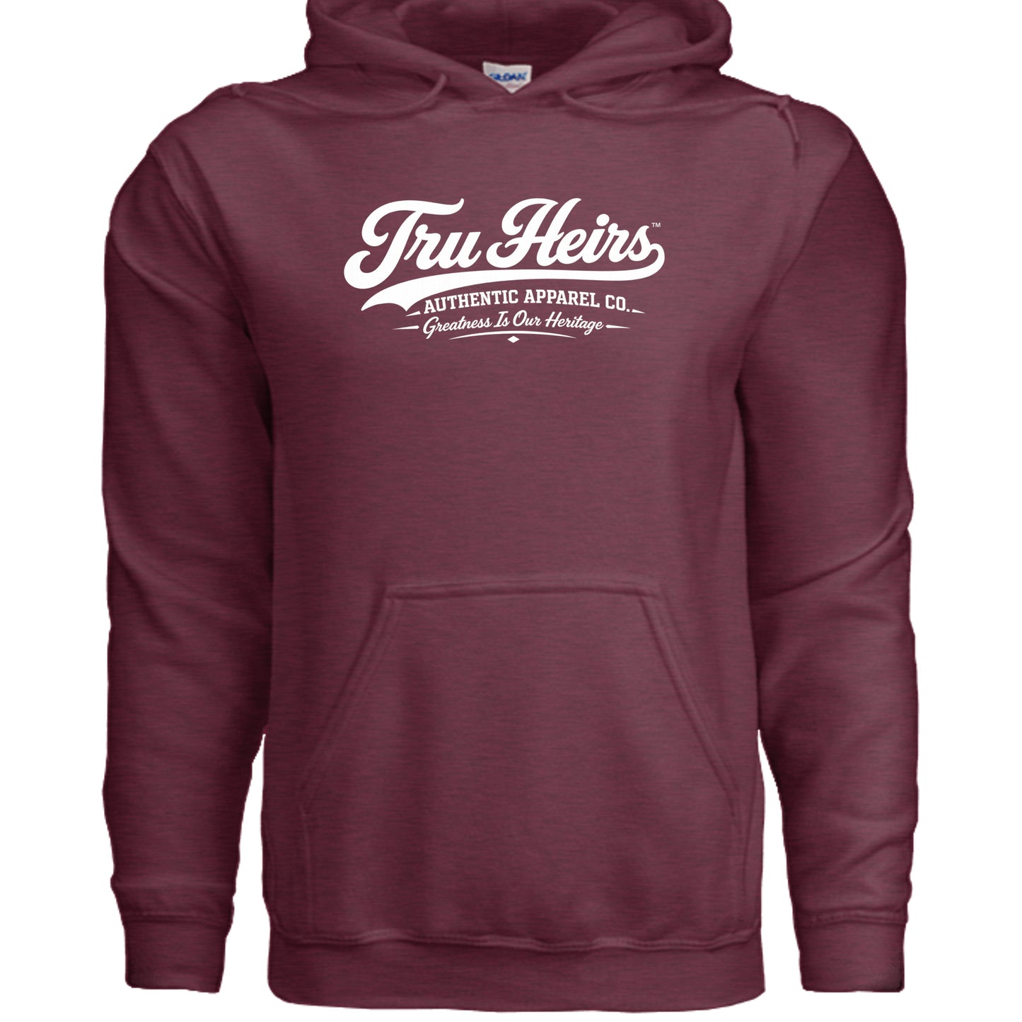 Heather Sport Dark Maroon - G185 - FRONT
