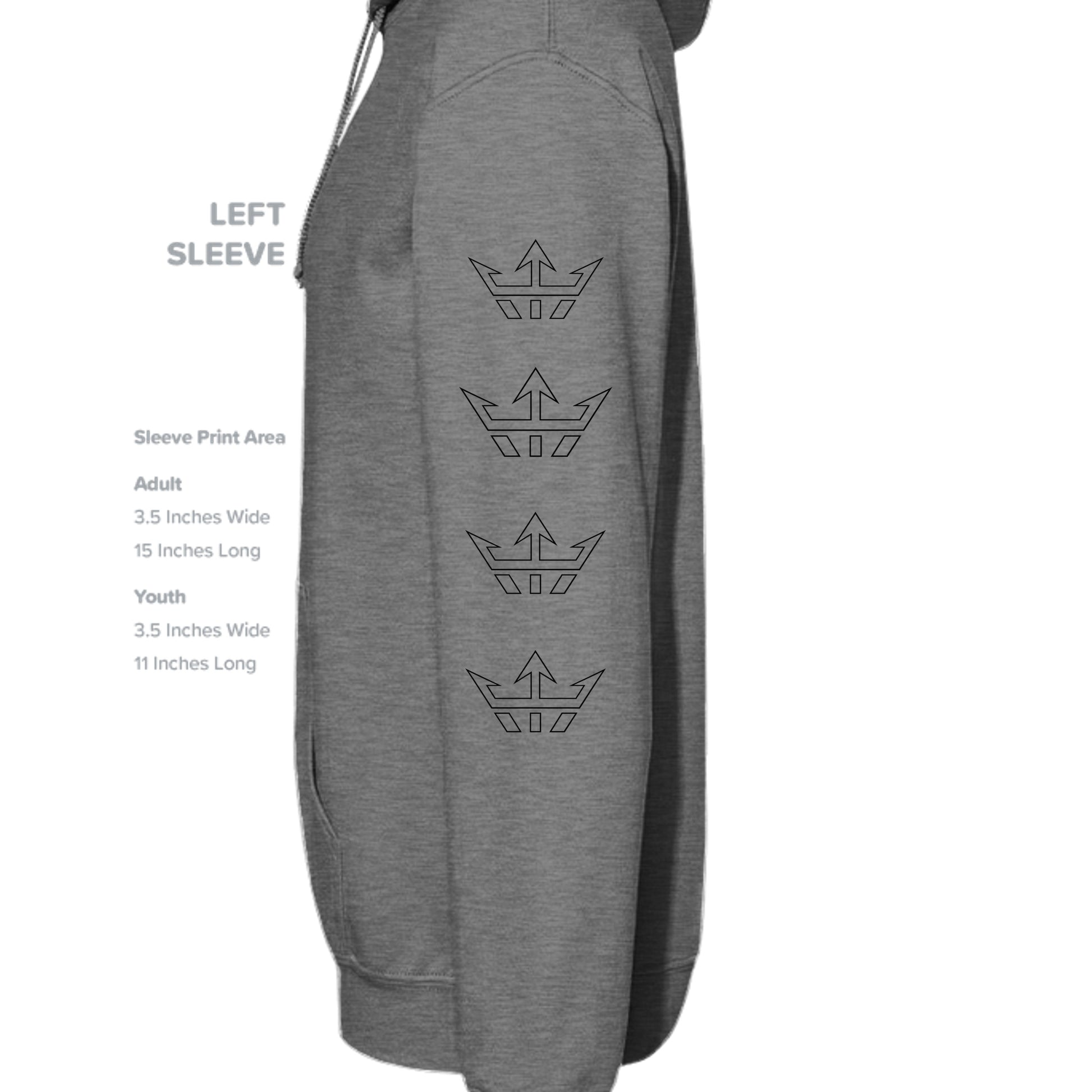 GRAPHITE HEATHER - G185 - SLEEVE_LEFT