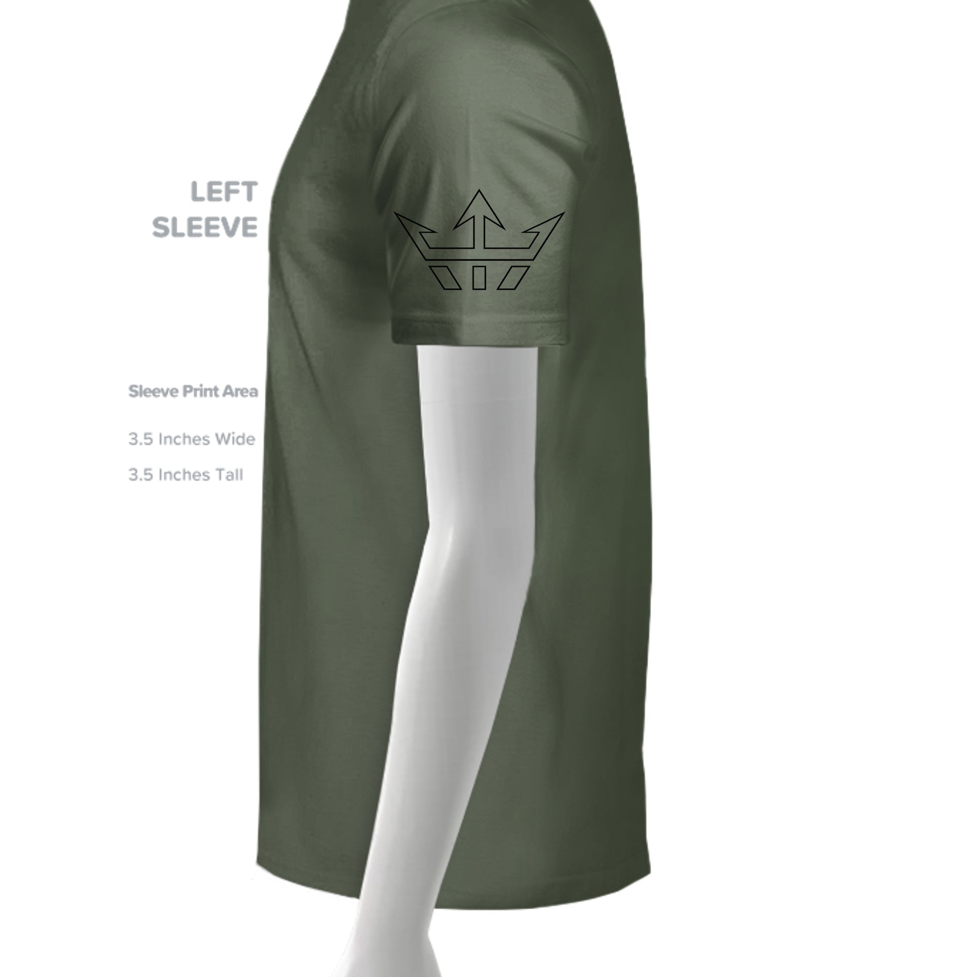 Military Green - B6400 - SLEEVE_LEFT