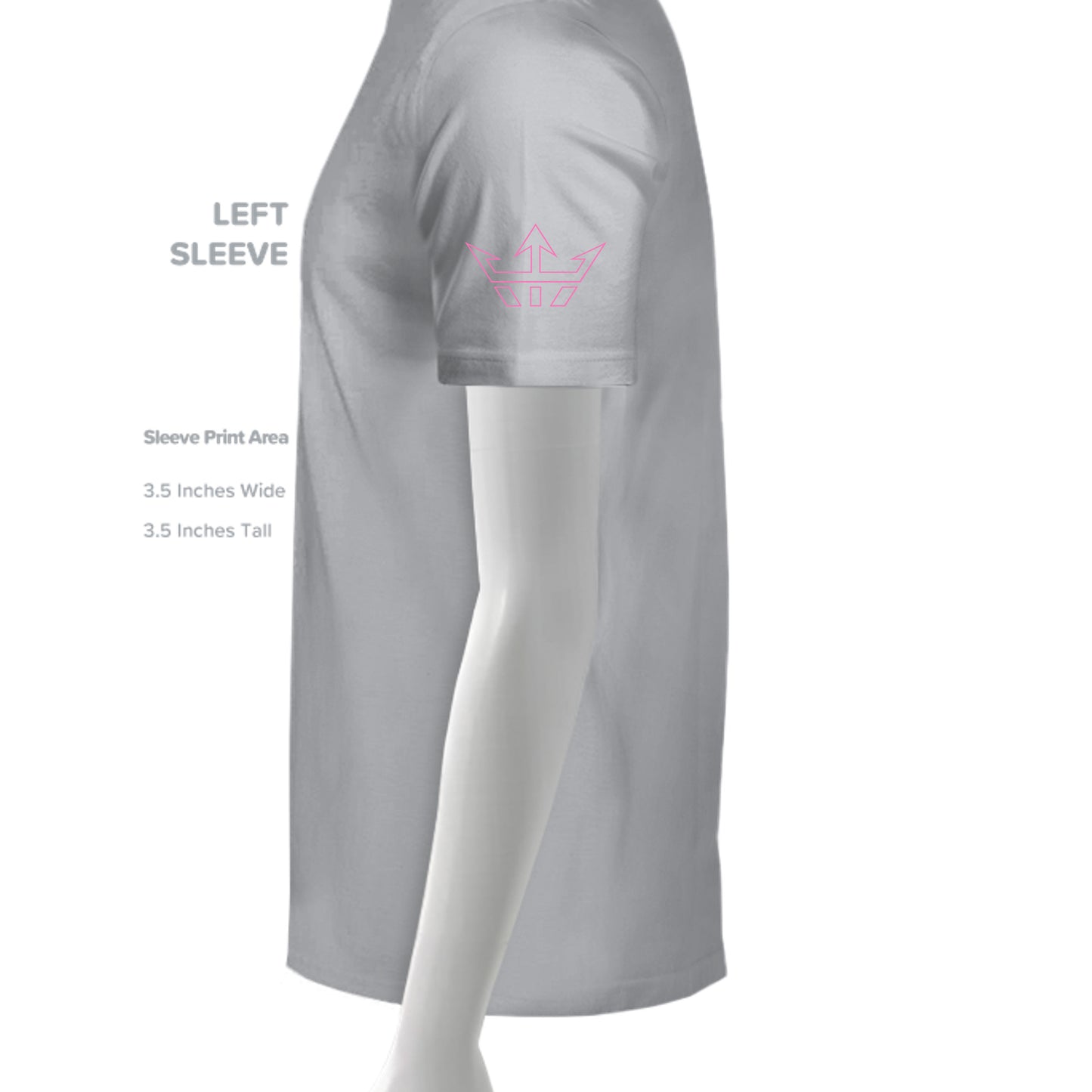 Solid Athletic Grey - 3001C - SLEEVE_LEFT