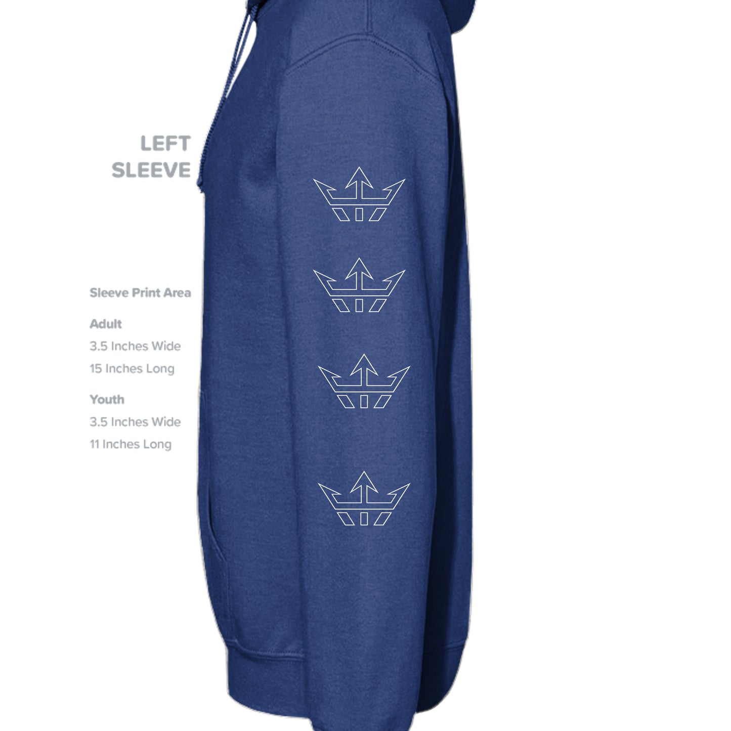 Fan Deep Royal - G185 - SLEEVE_LEFT