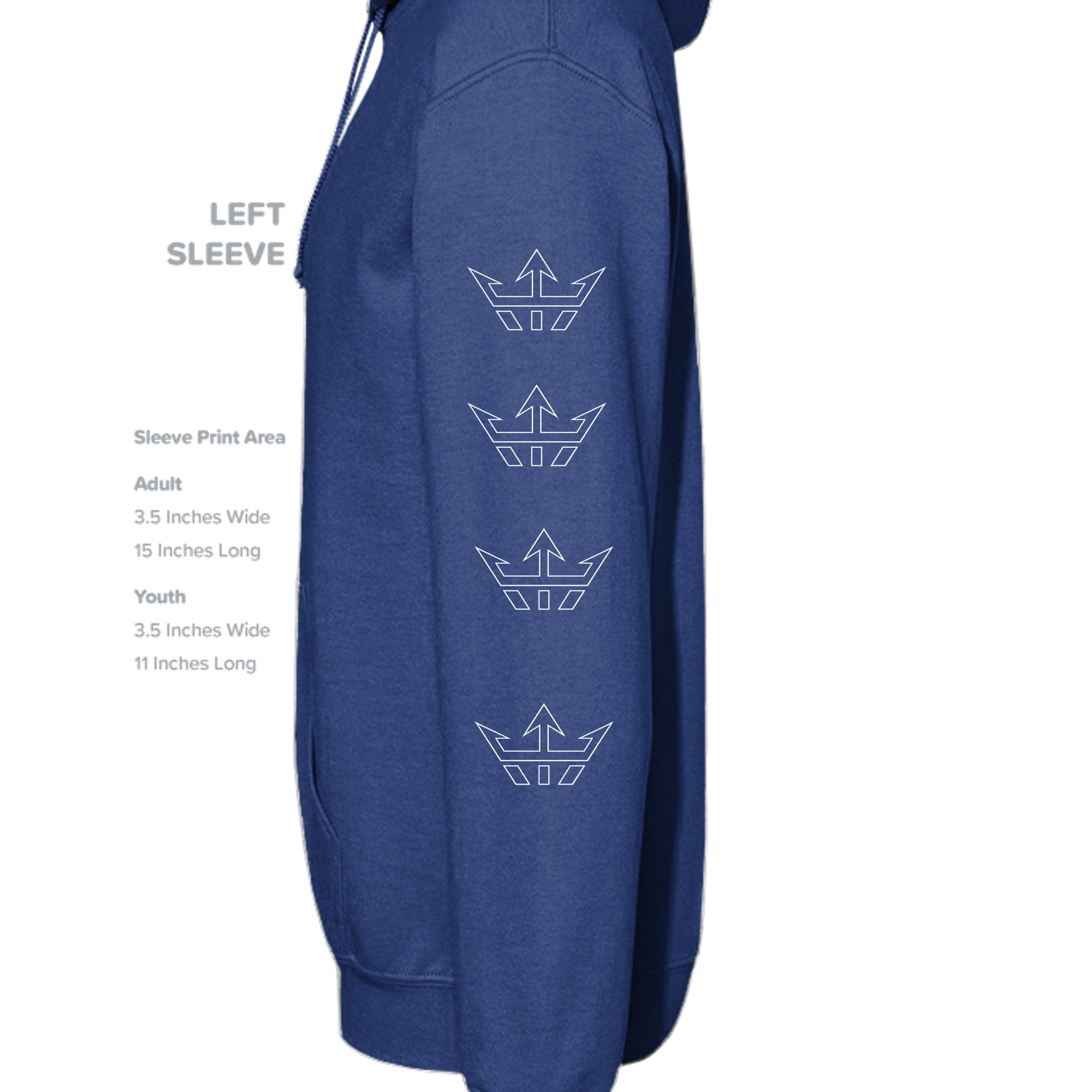 Fan Deep Royal - G185 - SLEEVE_LEFT